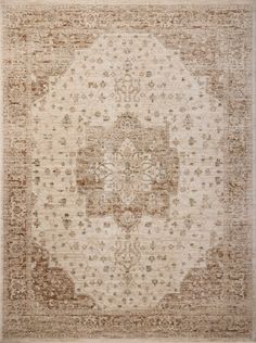 Magnolia Home by Joanna Gaines x Loloi Junie Rug | Natural / Clay RUG Magnolia Home by Joanna Gaines x Loloi Winter Rugs, Kitchen Runners, Bedroom Neutral, Cottage Exteriors, Holiday Furniture, Soft Rugs, Clay Material, Holiday Greenery, Muted Color Palette