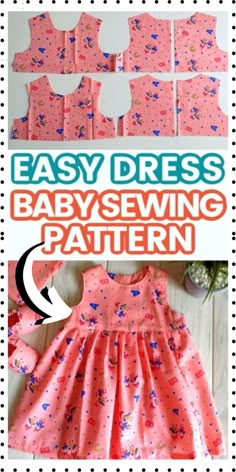 an easy dress sewing pattern with instructions to make it