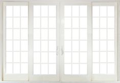 an open white window with glass panes