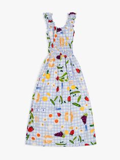 Annie Dress - Picnic Alfresco – Lisa Says Gah Fruity Aesthetic, Dress Picnic, Annie Dress, Garment Details, Lisa Says Gah, Italian Summer, Denim Accessories, Graphic Tops, Gingham Dress