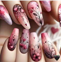 Easter Nails Short, Short Summer Nail Ideas, Spring Nail Art Ideas, Nail Art Designs Valentines, Nail Art Designs Valentines Day, Nail Designs For Beginners, Short Summer Nails, Nail Designs For Spring, Punk Nails