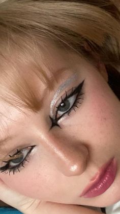 Mekap Mata, 20 Makeup, Silver Makeup, Prom Look, Barbie Makeup, Smink Inspiration