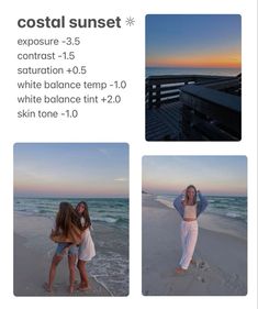 Not mine Filters For Beach Pictures, How To Take Sunset Photos, Beachy Filter, How To Edit Your Photos, Make Photos Aesthetic, How To Make Photos Aesthetic, Beach Photo Edit, Cute Filters For Instagram, Vsco Filter Ideas