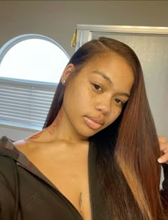 Barefaced Beauty, Women With Freckles, Birthday Hair, Bare Face, Flat Iron Hair Styles, Ponytail Styles, Hair Life, Hair Inspo Color