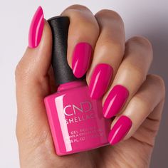 Which shade from our #CNDNautiNautical collection has been your favorite? Pink Nail Polish Colors, Hot Pink Nail Polish, Nail Varnish Colours, Hot Pink Nail, Almond Blue Nails, White Toes Nail, Nails Hot Pink, Jumper Nails, Wine Red Nails Acrylic