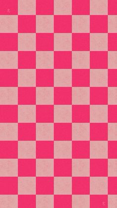 a pink and white checkerboard pattern is shown