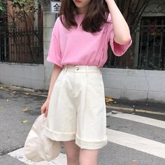 Harajuku Clothes, Bermuda Shorts Women, Party Dress Long Sleeve, Shorts Pants, Puff Sleeve Dresses, 2019 Fashion, Color Shorts, Boho Maxi Dress, Party Dress Long