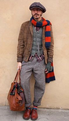 Eccentric Outfits Men, Black Men Fashion, Mens Winter Fashion, Well Dressed Men, Look Vintage, Well Dressed