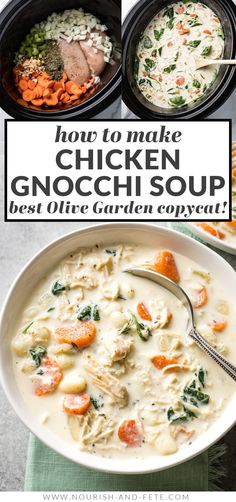 easy crockpot recipe chicken gnocchi soup