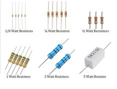 many different types of resists and capacitors are shown in this diagram