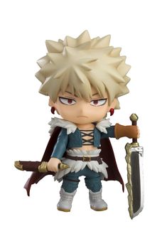 PRICES MAY VARY. A Good Smile Company import Introducing a Nendoroid of Katsuki Bakugo in his Jikketsu costume Features an aloof face plate Includes a sword along with other optional parts Enjoy recreating all kinds of poses Amigurumi My Hero Academia, Bakugou Nendoroid, Bakugo Nendoroid, Mha Nendoroid, Bakugo Merch, My Hero Academia Nendoroid, My Hero Academia Figures, My Hero Academia Katsuki Bakugo, Roblox Ideas