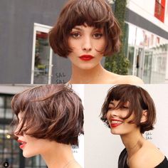 Bob Fringe, Fringe Bob, Bobbed Hairstyles With Fringe, Fringe Hair, Hollywood Hair, Hair Bob, Fringe Hairstyles, Penteado Cabelo Curto