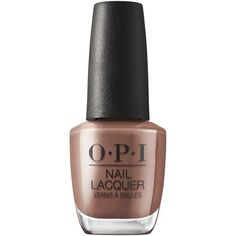 OPI Nail Color Nail Polish-Espresso Your Inner Self Opi Bonfire Serenade, Opi Espresso Your Inner Self, Thanksgiving Nails Color, Tan Nails, Spring Nail Polish, Opi Nail Colors, Thanksgiving Nail Designs, Pretty Nail Polish, November Nails