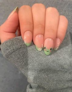 Springtime Nails, Anime Nails, Her Nails, Cute Gel Nails, Kawaii Nails, Funky Nails