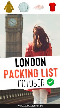 the london packing list for october