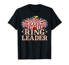 PRICES MAY VARY. It's a Circus in here and I'm the Ring Leader! This Circus Ring Leader t shirt is meant for parents, grandparents, or the birthday boy or girl who loves the circus. Featuring a vintage design with throwback circus stripes. Any child would love to see their family wear this as a circus theme party shirt. Great for any ringmaster mom or child who loves lion tamers, clowns, the bearded lady, or any other circus acts. Pair it with the circus staff shirt under BRAND NAME. Lightweight The Bearded Lady, Circus Themed Birthday Party, Circus Ringmaster, Circus Shirts, Vintage Circus Party, Circus Acts, Bearded Lady, Circus Party, Vintage Circus