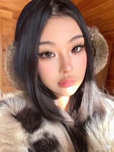 Orange Douyin Makeup, Lashes On Amazon, Manhwa Lashes, Softgirl Makeup, Makeup Douyin, Asian Makeup Looks