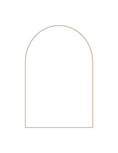 an arch is shown in the shape of a circle with a thin line at the end