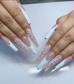 Holiday Stiletto Nails Christmas, Nails 2025, Long Acrylic, Acrylic Nails Coffin, Nails Coffin, Long Acrylic Nails, Stiletto Nails, Love Nails