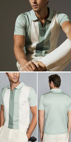 Aesthetic Shirts Men, Men’s Polo Shirt Outfit, Polo Tshirt Men Outfit, Polo T Shirts For Men, Polo Tshirts, Polo Shirt Outfits, Polo Shirt Style, Mens Polo T Shirts, Knit Polo Shirt