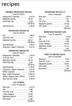 the menu for an ice cream shop with prices and information on it, including price list