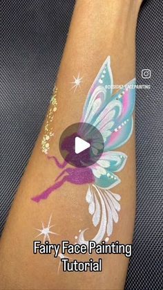 facepaintingco on April 14, 2024: "Fairy face painting tutorial 🧚‍♀️ 💓🫶 by @designz_facepainting 🧚‍♀️🌸❤️ #facepainting  #kidsentertainment ...". Free Face Painting Templates, Fairy Face Painting, Dragon Face Painting, Face Painting Images, Fairy Face Paint, Fairy Face, Paint Makeup