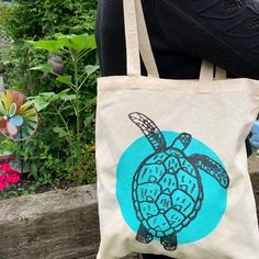 Diy Bag Painting, Mixed Dogs, Sea Turtle Print, Bag Illustration