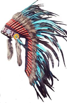 Native American Tattoos, Native American Headdress, Black Rooster, Indian Headdress, Red Indian, Feather Headdress, Indian Inspired, American Indian Art, Native American Culture