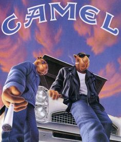 a movie poster for camell with two men sitting on the hood of a car