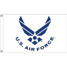 3x5' US Air Force Wings Poly-Cotton Flag Flags Of European Countries, Sports Flags, Military Branches, Navy Air Force, South American Countries, Double Stitch, U S Air Force, United States Air Force, Us Air Force