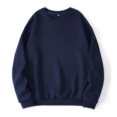 Solid Round Neck Thermal Lined Sweatshirt In Navy, Size M New In Packaging. In Excellent Condition. Original Price $20.00. Navy Blue Sweatshirt, Women Sweatshirts, Casual Sportswear, Blue Sweatshirt, Long Sleeve Casual, Pullover Sweatshirt, Denim Women, Nasa, Hogwarts