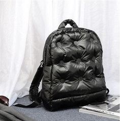 Item Type: Backpacks Gender: Women Main Material: Nylon Lining Material: Polyester Interior: Cell Phone Pocket Closure Type: Zipper Size: 30 x 33 cm / 11.81 x 12.99 inch Package Includes: 1 x Backpack Casual Nylon Bags For Winter, Trendy Winter Nylon Bags, Winter Travel Nylon Shoulder Bag, Casual Winter Backpack, Winter Outdoor Bag With Zipper Closure, Outdoor Winter Bag With Zipper Closure, Black School Bag For Winter, Trendy Nylon Bags For Students, Black Bags For School In Winter