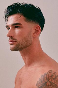 Ocean Princess Waves: Mermaid Inspired Hairdos Haircut For Medium Hair Men, Mens Short Wavy Hair, Men Hair Undercut, Medium Wavy Haircuts Men, Long Hair Men Style Medium, Medium Haircut Men Undercut, Curly Undercut Mens, Haircuts For Medium Hair Men, Black Hair Men