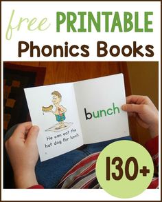 the free printable phonics books for kids