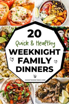 20 quick and healthy weeknight family dinners