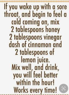 Homemade Cough Remedies, Cold Remedy, Sore Throat Remedies, Throat Remedies, Health And Fitness Articles