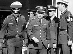 September 5, 1969 - The U.S. Army brings murder charges against Lt. William Calley concerning the massacre of Vietnamese civilians at My Lai in March of 1968. Military Police Army, Brain Juice, History Humour, History Classroom, North Vietnam, History Photos, Military Police, Military History