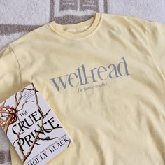 For the fantasy reader, this bookish tee is so comfy, high quality & made to last with a soft, vintage look and feel! You will not want to take it off. Features 100% ring spun cotton Fabric is created to be a softer, better quality fabric that feels “broken in” and soft for your skin Tee runs slightly big and has a wide boxy throw-back 90s style cut For size guide, view comfort colors tee See all of our bookish shirts here. Bookish Tees, Bookish Shirts, Take It Off, Book Shirts, 90s Style, Pitcairn Islands, Guinea Bissau, Mozambique, Vintage Look