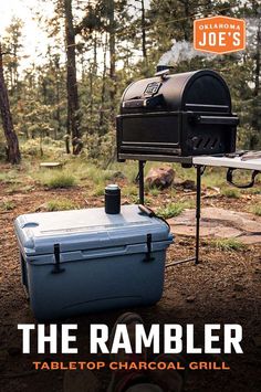 the rambler table top charcoal grill