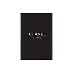 a black book with the words chanel catwalk written in white letters on it