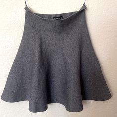 Zara Grey Knit Skirt, Size Medium. Never Worn. Very Warm And Cozy Material. Holds Shape But Not Stiff, Great Stretch. Flattering And Cute Office Or Winter Style. Size Medium, New Without Tags. Zara Fitted Mini Skirt For Winter, Casual Wool Skirt For Winter, Zara Lined Mini Skirt For Winter, Knit Mini Skirt For Fall, Winter Knit Skirt With Relaxed Fit, Winter Knit Midi Skirt, Fall Mini Knit Skirt, Winter Knit Relaxed Skirt, Fall Knit Mini Skirt