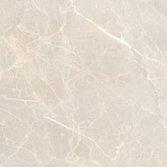 a white marble textured surface with light brown veining on the top and bottom