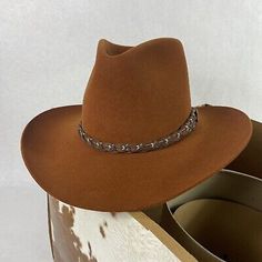 ad eBay - Vintage Resistol Stagecoach Cowboy Hat Self Conforming Brown Felt Size 7 1/8 - Buy Now, click the link (eBay) Good To Great, Cowboy Hat, The Box, Cowboy Hats, Buy Now, Original Box, Cowboy, Mens Accessories, Felt