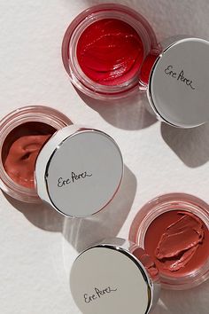 A multitasking vegan balm that adds the perfect flush of color to your cheeks and lips. Formulated with hydrating ingredients like antioxidant-rich carrots to help keep skin feeling soft and hydrated. This small pot is perfect for on the go applications, complete with a mirrored top for touch-ups. * 6.5 g * For all skin types * Paraben free, sulfate free, cruelty-free **How to Use:** Apply balm with the Ere Perez eco-vegan multipurpose brush directly to the cheeks in round movements, blending as Makeup Packaging, Carrot Colour, Makeup Package, Vegan Beauty, Sulfate Free, Paraben Free, All Skin Types, Beauty Brand, Paraben Free Products