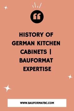 the history of german kitchen cabinets i bauformat exertise by baronmat