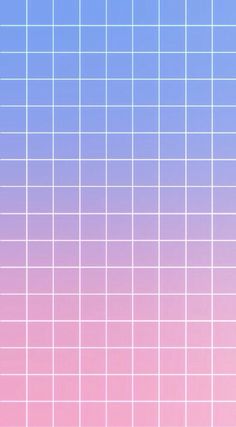 a blue and pink wallpaper with squares on it's sides, as well as the bottom half