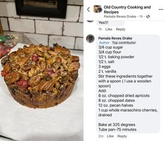 an old country cooking and baking recipe on twitter