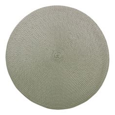 a round placemat on a white background