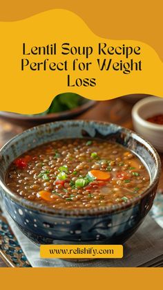 Trying to lose weight without sacrificing flavor? This lentil soup recipe is your new best friend. Click to find out how this low-calorie, nutrient-rich soup can help you shed pounds while keeping you satisfied. A delicious way to stay on track with your fitness goals. Keto Lentil Soup Recipes, Keto Lentil Soup, Ww Lentil Soup Recipe, Low Carb Lentil Soup, Low Calorie Lentil Soup, Weight Watchers Lentil Soup, Low Calorie Lentil Recipes, Ww Lentil Soup, Lintel Soup Recipes Lentils