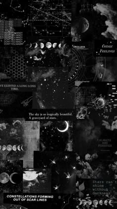 Asthetic Picture Wallpaper Dark, Moon Lockscreen, Uicideboy Wallpaper, Universe Aesthetic, Moon And Stars Wallpaper, Aesthetic Lockscreens, Iphone Wallpaper Classy